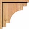 Ekena Millwork Mediterranean Smooth Corbel w/Backplate, Western Red Cedar, 5 1/2"W x 14"D x 14"H COR06X14X14MED01SWR - alternate 3